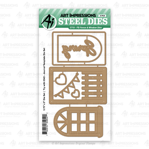 Art Impressions Fence & Window Die Set