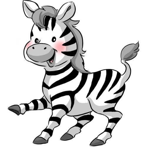 Art Impressions Stamp Zoey the Zebra 