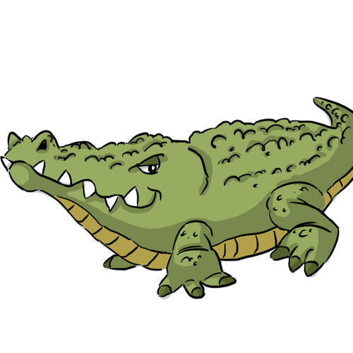 Art Impressions Stamp Carl the Crocodile 