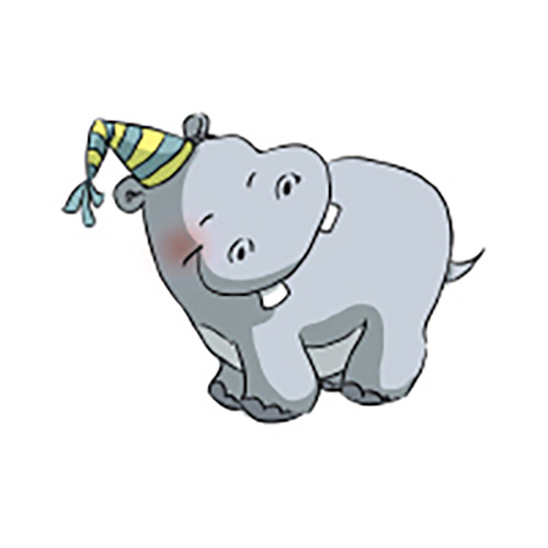 Art Impressions Stamp Henry the Hippo 