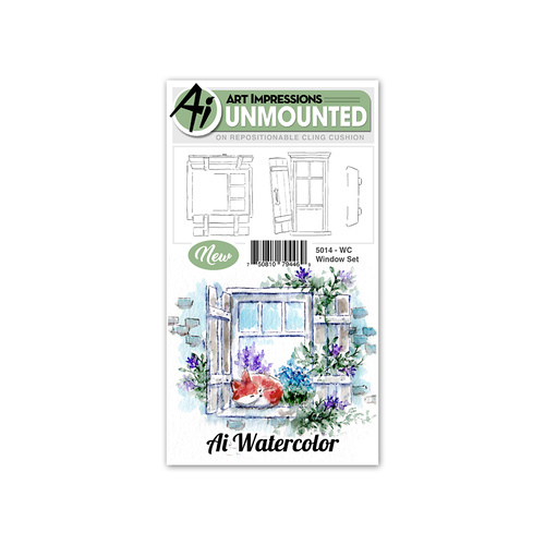 Art Impressions Watercolours Stamp Swing