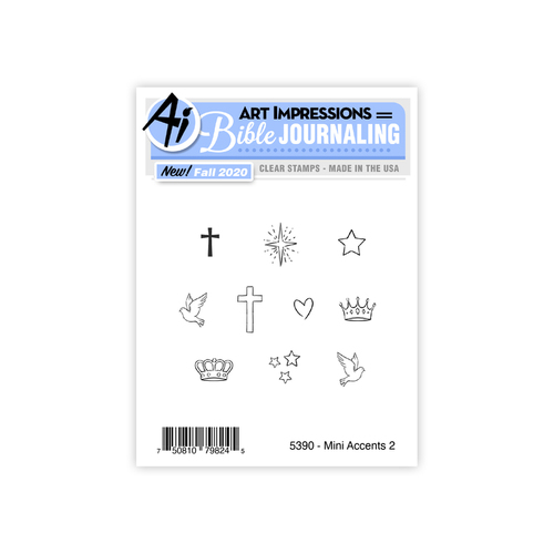 Art Impressions Bible Journaling Mini Accents #02 Stamp