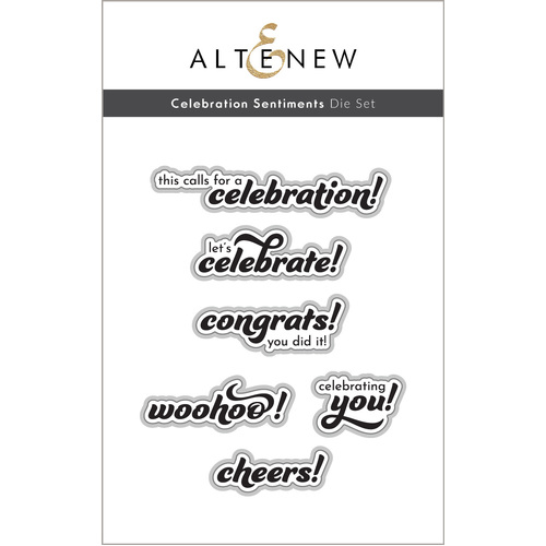 Altenew Celebration Sentiments Die Set