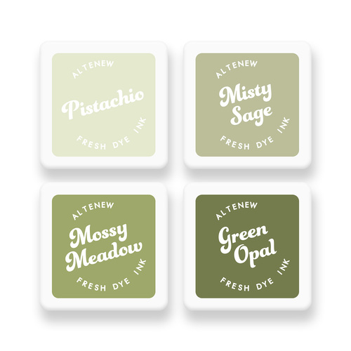 Altenew Fresh Dye Ink Mini Cube Set - Jade Dreams 