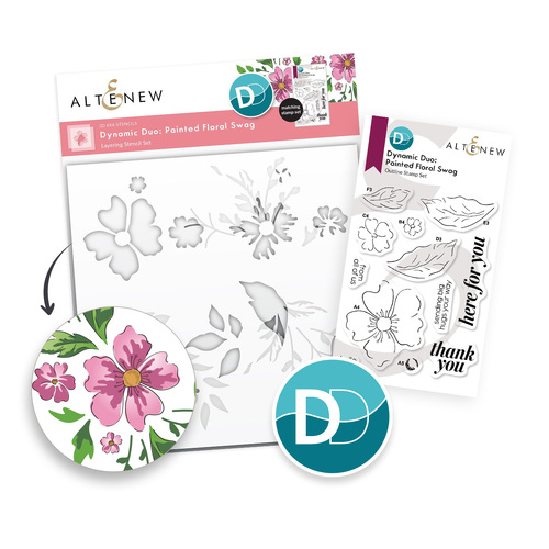 Altenew Dynamic Duo- Painted Floral Swag