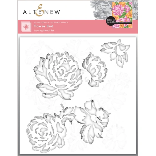 Altenew Flower Bed Layering Stencil Set (6 in 1)