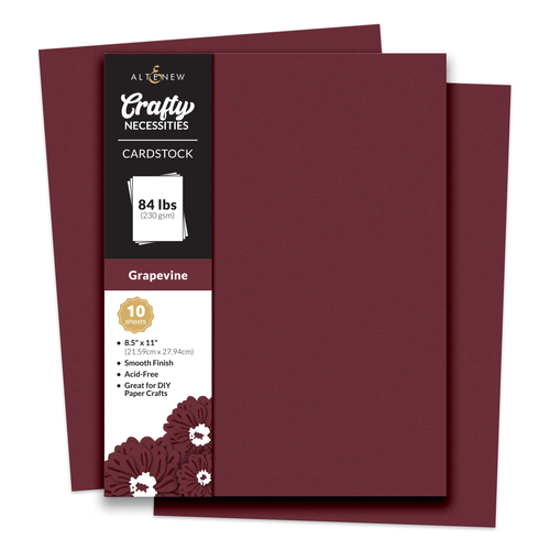Altenew Crafty Necessities- Grapevine Cardstock (10 sheets/set)