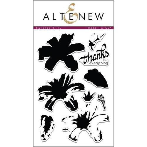 Altenew Layered Lily Stamp Set