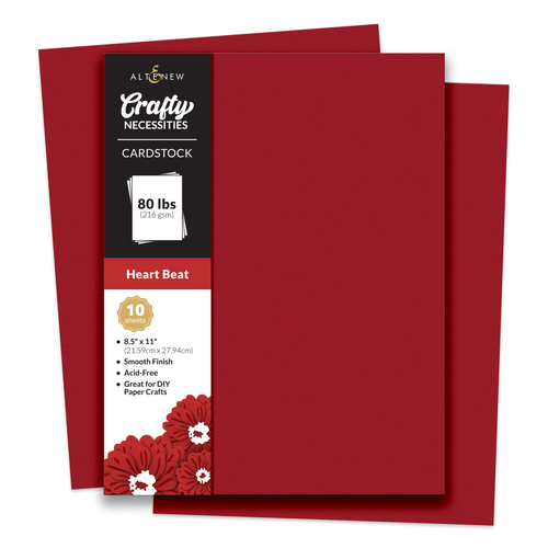 Altenew Crafty Necessities- Heart Beat Cardstock (10 sheets/set)