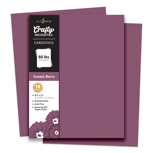 Altenew Crafty Necessities- Cosmic Berry Cardstock (10 sheets/set)