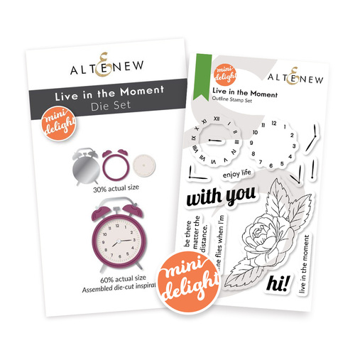 Altenew Mini Delight- Live in the Moment Stamp & Die Set