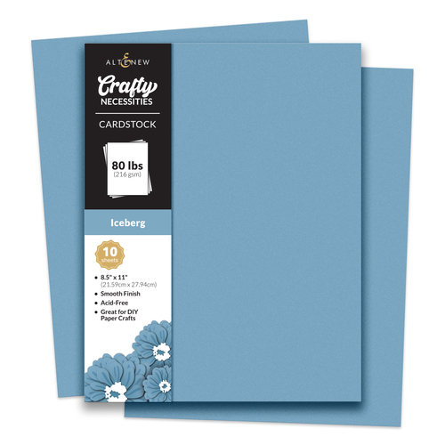 Altenew Crafty Necessities- Iceberg Cardstock (10 sheets/set)