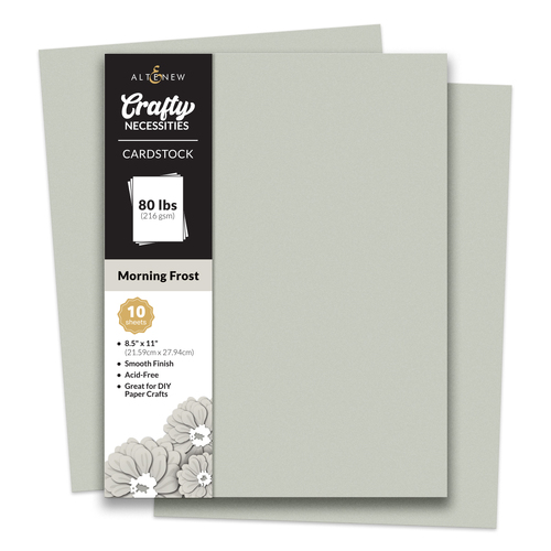 Altenew Crafty Necessities- Morning Frost Cardstock (10 sheets/set)