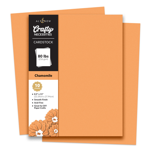 Altenew Crafty Necessities- Chamomile Cardstock (10 sheets/set)