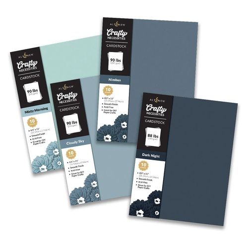 Altenew Crafty Necessities Cardstock Bundle (Tranquility)