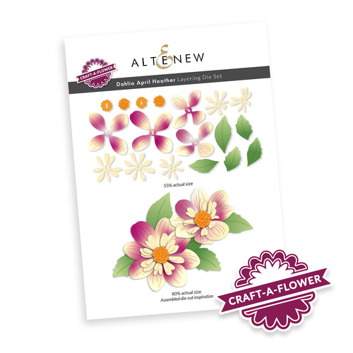 Altenew Craft-A-Flower- Dahlia April Heather Die Set