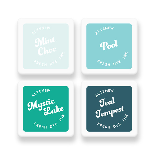 Altenew Fresh Dye Ink Mini Cube Set - Aqua Island 