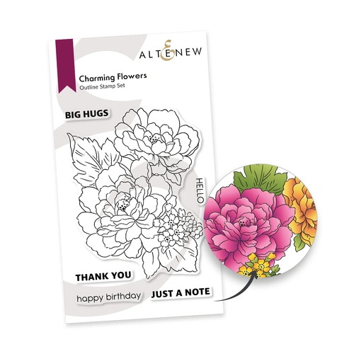 Altenew Charming Flowers Stamp Set