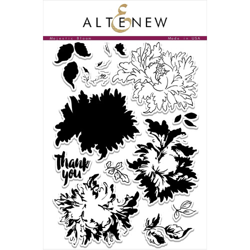 Altenew Majestic Bloom Stamp Set