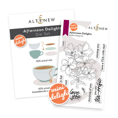 Altenew Mini Delight- Afternoon Delights Stamp & Die Set