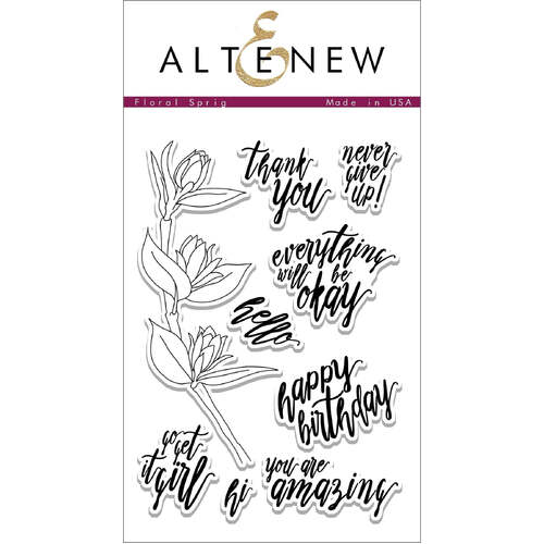 Altenew Floral Sprig Stamp Set