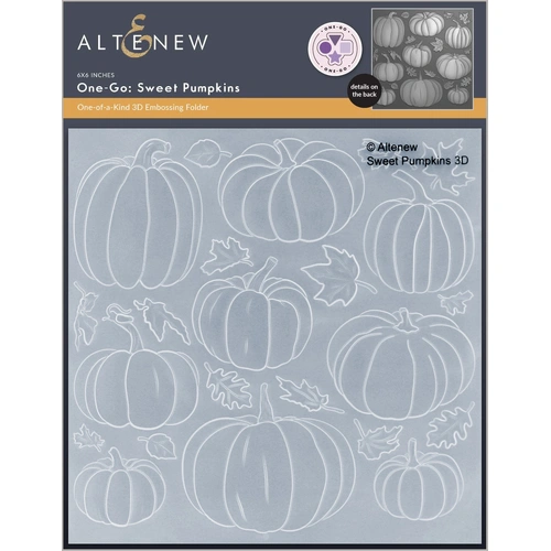 Altenew One-Go: Sweet Pumpkins 3D Embossing Folder