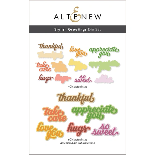Altenew Stylish Greetings Die Set