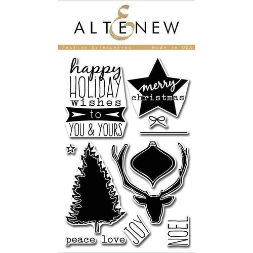 Altenew Festive Silhouettes Stamp Set