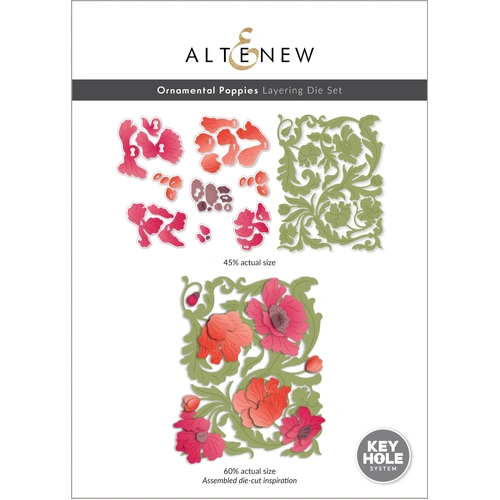 Altenew Ornamental Poppies Layering Die Set