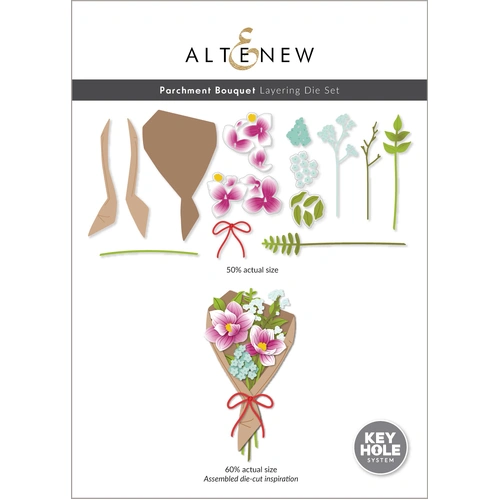 Altenew Parchment Bouquet Layering Die Set