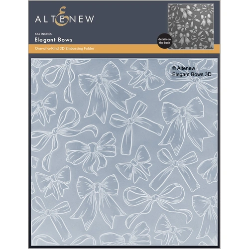 Altenew Elegant Bows 3D Embossing Folder