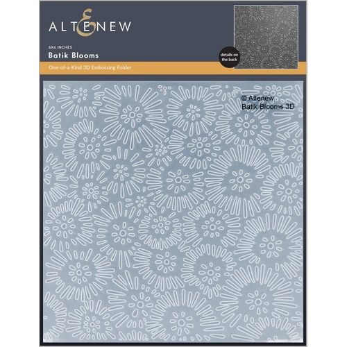 Altenew Batik Blooms 3D Embossing Folder