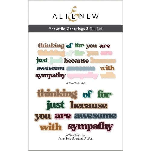 Altenew Versatile Greetings 3 Die Set (Comfort Edition)
