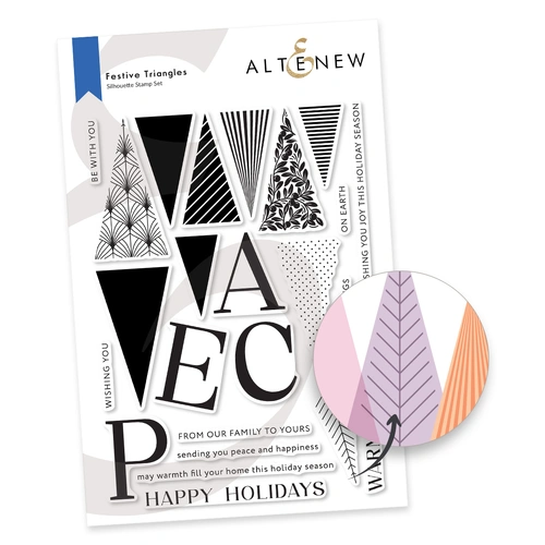 Altenew Festive Triangles Stamp Set