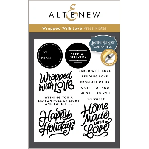 Altenew Wrapped With Love Press Plates