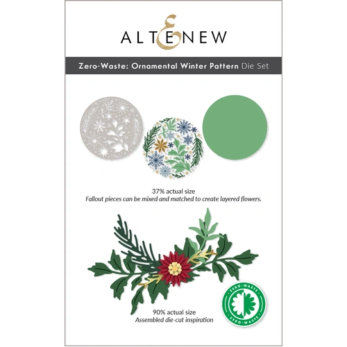 Altenew Zero-Waste: Ornamental Winter Pattern Die