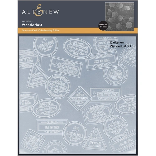 Altenew Wanderlust 3D Embossing Folder