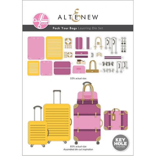 Altenew Creative Cuts: Pack Your Bags Layering Die Set