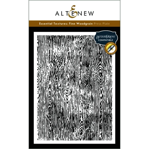 Altenew Essential Textures: Fine Woodgrain Press Plates/FoilÿPlates