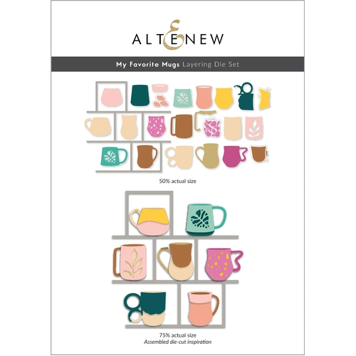 Altenew My Favorite Mugs Layering Die Set