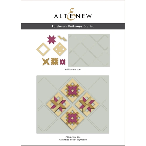 Altenew Patchwork Pathways Die Set