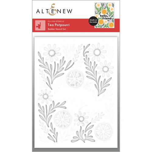 Altenew Tea Potpourri Stencil Set (5 in 1)