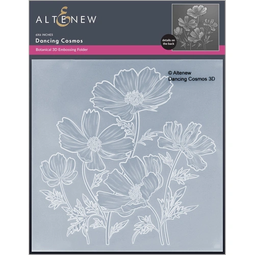 Altenew Dancing Cosmos 3D Embossing Folder