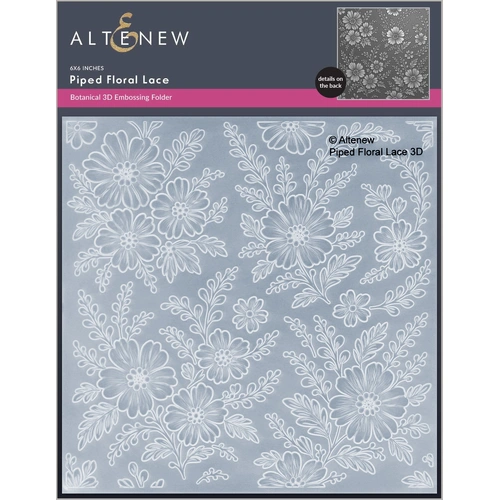 Altenew Piped Floral Lace 3D Embossing Folder