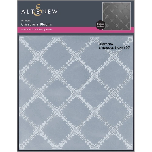 Altenew Crisscross Blooms 3D Embossing Folder