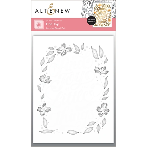 Altenew Find Joy Layering Stencil Set (4 in 1)