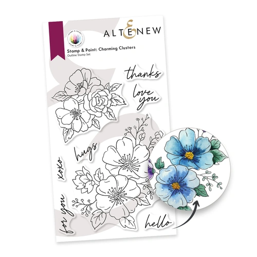 Altenew Stamp & Paint: Charming Clusters Stamp Set