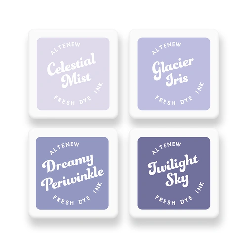 Altenew Fresh Dye Ink Mini Cube Set - Moonlit Twilight 