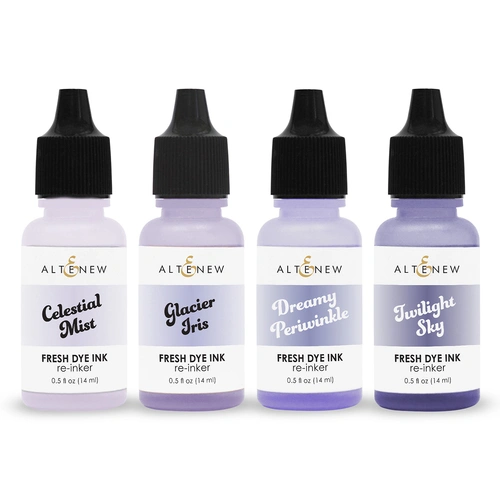 Altenew Fresh Dye Ink Reinker Bundle - Moonlit Twilight 