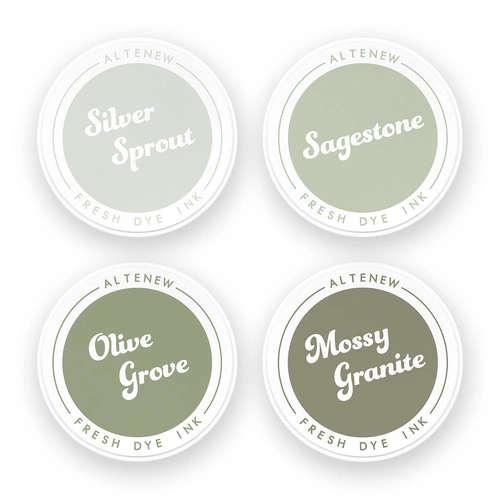 Altenew Fresh Dye Ink Pad Bundle - Sage Garden 